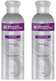 Brazilsk keratin Shampoo + Conditioner Coco