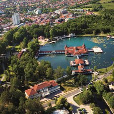 termální jezero Hevíz termální jezero Hevíz