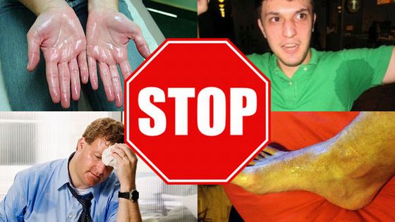 stop pocení stop pocení