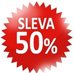 50% sleva