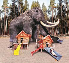 Obří mamut v Dolní Moravě Obří mamut v Dolní Moravě