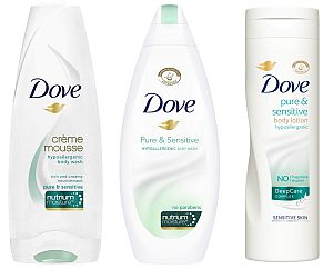 Dove pro citlivou pokožku Dove pro citlivou pokožku