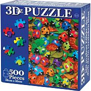 3D puzzle - beruky