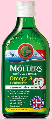 Mller's Omega 3 s citronovou pchut