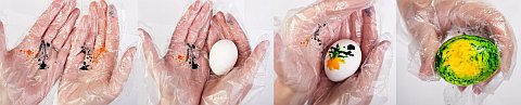 Mojevelikonoce - OVO barvy na vejce