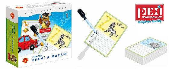 Psaní a mazání 1 - PÍSMENKA Psaní a mazání 1 - PÍSMENKA