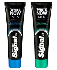 zubní pasty Signal White now Men zubní pasty Signal White now Men