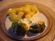 fotka Brokolice se srovou omkou a brambory
