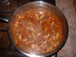 fotka Gul z vepovho plecka s ervenmi fazolemi