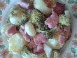 fotka Peen brambory s brokolic a prkem