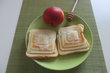 fotka Zdrav toast s jablky a medem