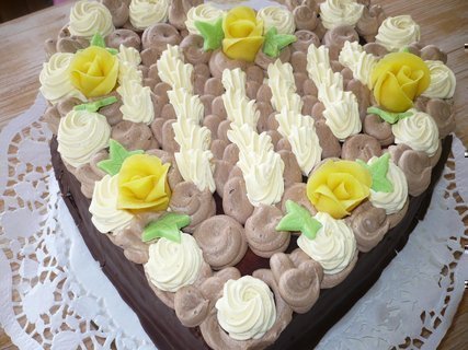 FOTKA - Vanilkovo-okoldov dort