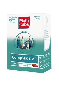 FOTKA - Multi-tabs Complex 3 v 1 pomh snit cholesterol v krvi, podporuje pam a celkov posiluje organismus