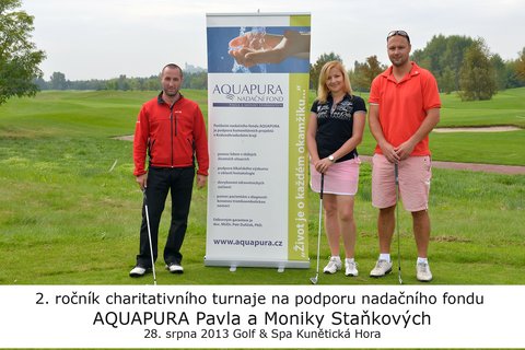 FOTKA - 2. ronk charitativnho golfovho turnaje na podporu nadanho fondu Aquapura