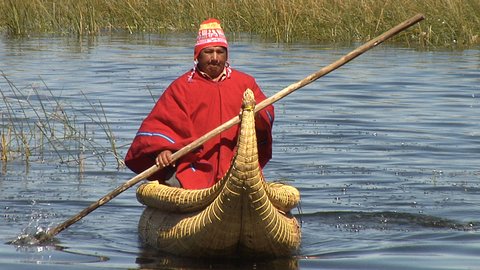 FOTKA - esk stopy na behu bjnho jezera Titicaca