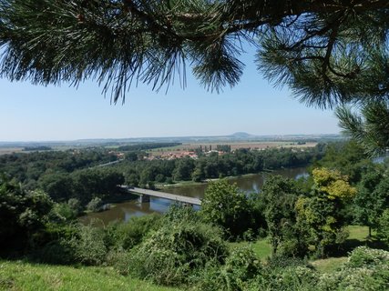 FOTKA - Na kole Polabm  Z Mlnka do Roudnice nad Labem