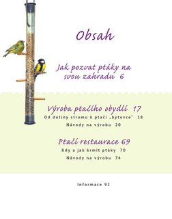 FOTKA - Stavme pta budky, krmtka a koupadla
