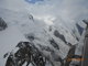 Hora Aiguille du Midi a asn leteck pohled na vrchol Mont Blanku