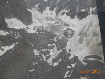 FOTKA - Hora Aiguille du Midi a asn leteck pohled na vrchol Mont Blanku