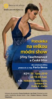 FOTKA - Velk mdn show Jiiny Tauchmanov podpo vzkum lby rakoviny