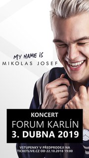 FOTKA - Dlouho oekvan koncertn debut zpvka Mikolase Josefa!