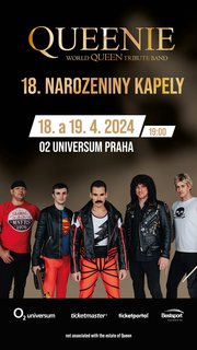 FOTKA - Kapela QUEENIE si na sv narozeninov koncerty opt pipravila vpravnou show