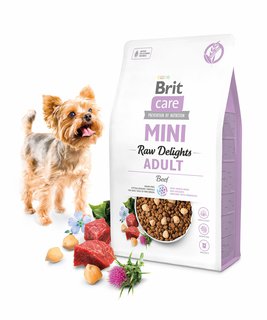 FOTKA - Brit Care pin novinku pro vybrav pejsky: Brit Care Mini RAW DELIGHTS