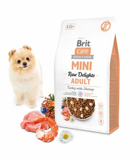 FOTKA - Brit Care pin novinku pro vybrav pejsky: Brit Care Mini RAW DELIGHTS