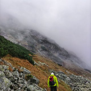FOTKA - Podzimn pokus vylzt na Rysy