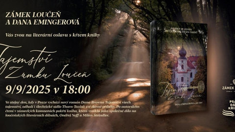 FOTKA - Zmeck pan zve na veern prohldky a autorsk ten z nov knihy Tajemstv zmku Loue