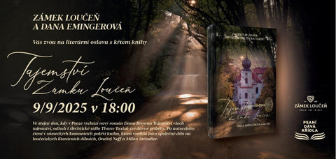 FOTKA - Zmeck pan zve na veern prohldky a autorsk ten z nov knihy Tajemstv zmku Loue