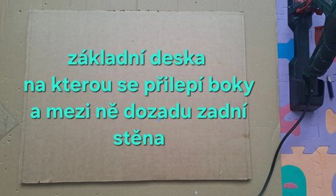 FOTKA - Vyrob si sama: Poli�ky do vitr�ny nebo sk���ky z karton� bez vrt�n�