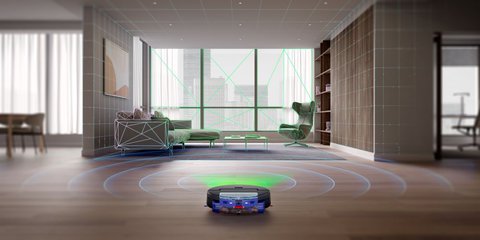 FOTKA - Budoucnost �klidu pat�� Dyson Spot+Scrub Ai: Prvn� robotick� vysava� zvl�dne such� i mokr� �i�t�n�