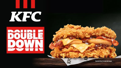FOTKA - KFC p�in�� do �eska sendvi� bez housky Double Down