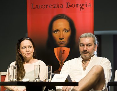 FOTKA - spn muzikl Lucrezia Borgia opt v Praze