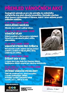 FOTKA - Advent a Vnoce v ZOO Olomouc