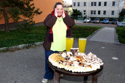 FOTKA - Jste to, co jte - Zuzana m pi vze 170 kg 95 kilogram tuku!