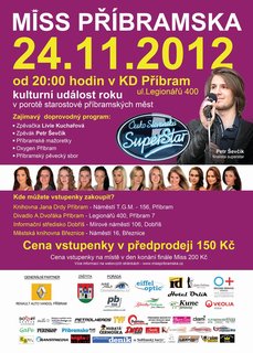 FOTKA - Pozvnka na slavnostn finle 5. ronku soute Miss Pbramska 2012