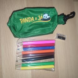 Panda pastelky s pvskem