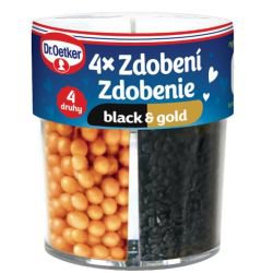 Zdoben 4 druhy black&gold