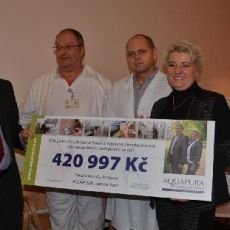 Aquapura nadan fond pomohl Fakultn nemocnici Hradec Krlov