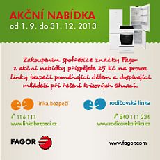 Fagor spolupracuje s Linkou bezpečí Fagor spolupracuje s Linkou bezpečí