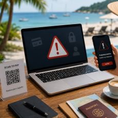 Kyberzlo�inci si dovolenou neberou. Hroz� fale�n� rezervace, QR k�dy i ve�ejn� Wi-Fi