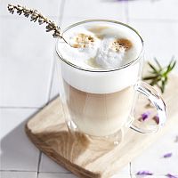 Medov latte s levandul