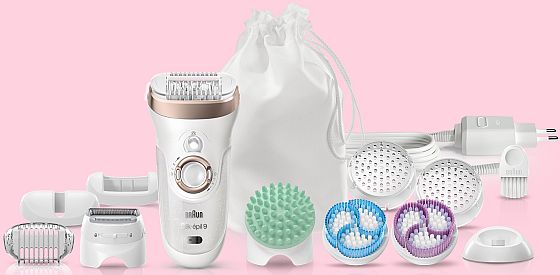 Braun Silk-epil 9 SkinSpa: kompletní zkrášlovací set Braun Silk-epil 9 SkinSpa: kompletní zkrášlovací set