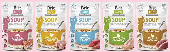 Brit Care Cat Soups: Klem ke zdrav va koky je hydratace