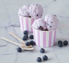 Borůvkovo-smetanová zmrzlina Borůvkovo-smetanová zmrzlina