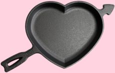  Litinov� forma ve tvaru srdce 