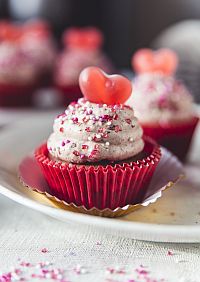 Valentnsk cupcake