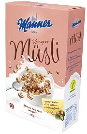 snídaňové cereálie Manner snídaňové cereálie Manner